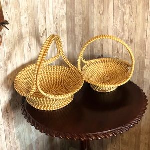 Sweetgrass basket set